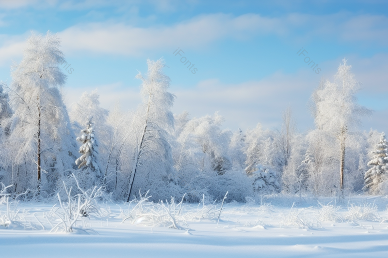 白雪皑皑的严寒雪岭树林风景摄影图,高清,摄影图,摄影图片,图片大全,摄影图免费下载